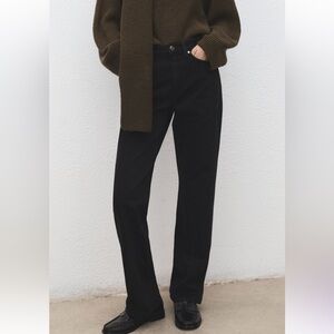 Mango Charcoal Faded Black Matilda Jeans